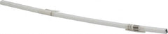 Made in USA - 1 Ft. Long x 1/4 Inch Wide x 1/4 Inch High, Virgin PTFE, Square Plastic Bar - White, +0.030 - 0.000 Tolerance - Americas Industrial Supply