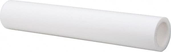 Made in USA - 2 Inch Outside Diameter x 5 Ft. Long, Plastic Round Tube - PTFE (Virgin), +/- 0.050 Inch Tolerance - Americas Industrial Supply