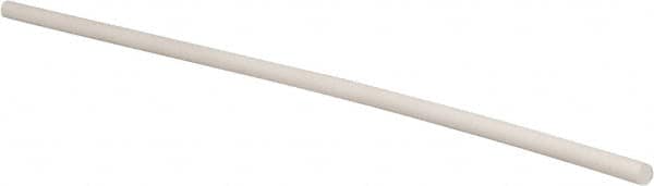 Made in USA - 5' Long, 5/8" Diam, PTFE (Glass-Filled) Plastic Rod - +0.005 Inch Length Tolerance - Americas Industrial Supply