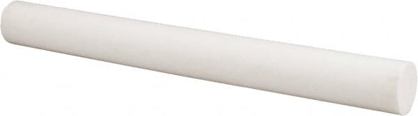 Made in USA - 1' Long, 1-1/4" Diam, PTFE (Glass-Filled) Plastic Rod - +0.005 Inch Length Tolerance - Americas Industrial Supply