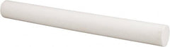 Made in USA - 1' Long, 1-1/4" Diam, PTFE (Glass-Filled) Plastic Rod - +0.005 Inch Length Tolerance - Americas Industrial Supply