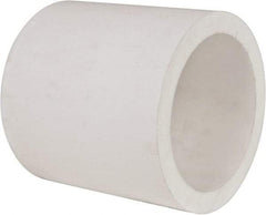 Made in USA - 5 Inch Outside Diameter x 1 Ft. Long, Plastic Round Tube - PTFE (Virgin) - Americas Industrial Supply