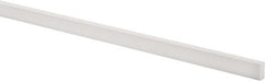 Plastic Bar: Polytetrafluoroethylene (Virgin), 1/4″ Thick, 24″ Long, White  ±0.060 Tolerance