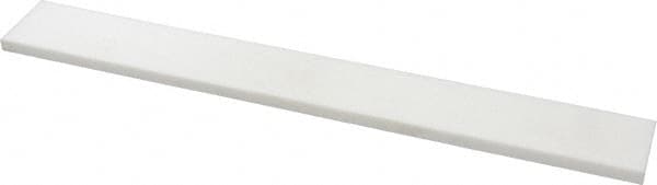 USA Sealing - 1' x 1-1/2" x 1/4" White PTFE (Virgin) Rectangular Bar - Americas Industrial Supply