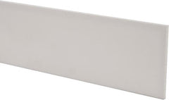 USA Sealing - 2' x 4" x 1/4" White PTFE (Virgin) Rectangular Bar - Americas Industrial Supply