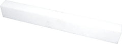 USA Sealing - 1' x 1-1/2" x 1" White PTFE (Virgin) Rectangular Bar - Americas Industrial Supply