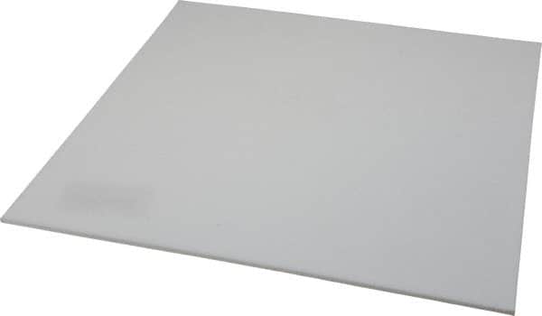 Made in USA - 1/8" Thick x 12" Wide x 1' Long, PTFE (Mechanical Grade) Sheet - ±0.010 Tolerance - Americas Industrial Supply