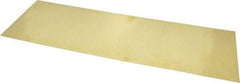 Made in USA - 10 Piece, 18 Inch Long x 6 Inch Wide x 0.002 Inch Thick, Shim Sheet Stock - Brass - Americas Industrial Supply