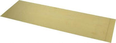 Made in USA - 10 Piece, 18 Inch Long x 6 Inch Wide x 0.004 Inch Thick, Shim Sheet Stock - Brass - Americas Industrial Supply