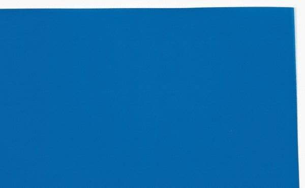 Made in USA - 1 Piece, 10" Wide x 20" Long Plastic Shim Stock Sheet - Blue, ±10% Tolerance - Americas Industrial Supply