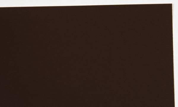 Made in USA - 1 Piece, 10" Wide x 20" Long Plastic Shim Stock Sheet - Brown, ±10% Tolerance - Americas Industrial Supply