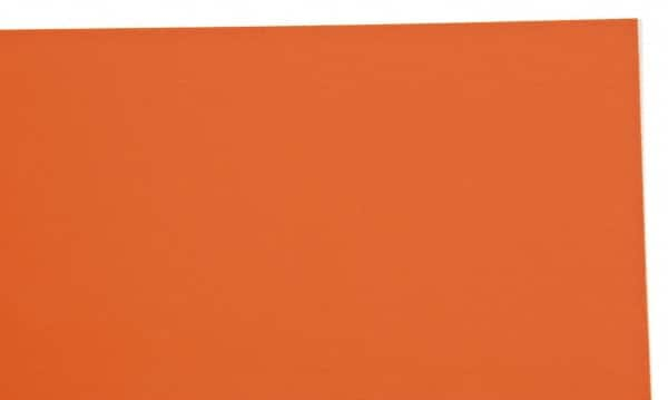 Made in USA - 1 Piece, 25" Wide x 50" Long Plastic Shim Stock Sheet - Coral (Color), ±10% Tolerance - Americas Industrial Supply