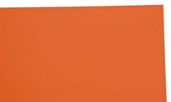 Made in USA - 1 Piece, 10" Wide x 20" Long Plastic Shim Stock Sheet - Coral (Color), ±10% Tolerance - Americas Industrial Supply