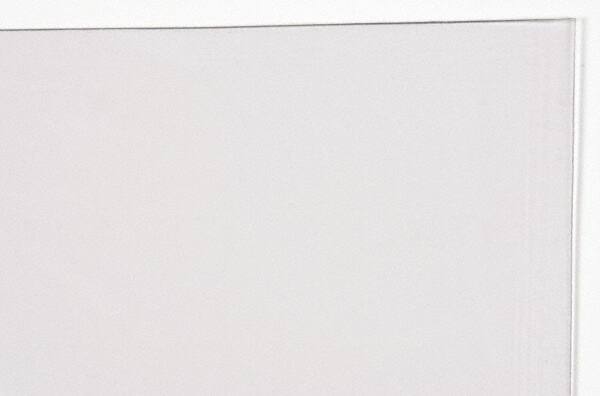 Made in USA - 1 Piece, 10" Wide x 20" Long Plastic Shim Stock Sheet - Clear (Color), ±10% Tolerance - Americas Industrial Supply