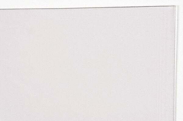 Made in USA - 1 Piece, 21" Wide x 51" Long Plastic Shim Stock Sheet - Clear (Color), ±10% Tolerance - Americas Industrial Supply