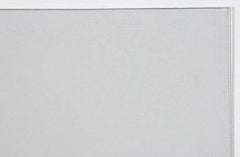 Made in USA - 1 Piece, 20" Wide x 20" Long Plastic Shim Stock Sheet - Clear (Color), ±10% Tolerance - Americas Industrial Supply