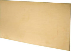 Made in USA - 2 Piece, 25 Inch Long x 6 Inch Wide x 0.025 Inch Thick, Shim Sheet Stock - Brass - Americas Industrial Supply