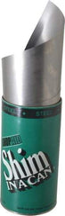Made in USA - 2.50 m Long x 150 mm Wide x 0.25 mm Thick, Roll Shim Stock - Steel - Americas Industrial Supply