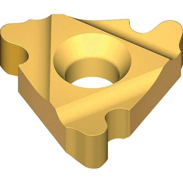 Vargus - 5IR0.625 Grade VKX, Internal RD Threading Insert - 4 TPI Int Pitch, TiN Finish, Carbide - Americas Industrial Supply