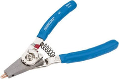 Channellock - 3/8 to 2" Ring Internal, 1/4 to 2" Ring, External, Combination Retaining Ring Pliers - Features Interchangeable Tips - Americas Industrial Supply