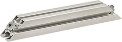 80/20 Inc. - 40mm Wide, Open Shelving Accessory/Component - Aluminum, Clear Anodized Finish, 320mm Long, Use with 4545 - Americas Industrial Supply