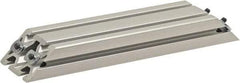 80/20 Inc. - 40mm Wide, Open Shelving Accessory/Component - Aluminum, Clear Anodized Finish, 320mm Long, Use with 4080 - Americas Industrial Supply