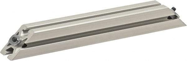 80/20 Inc. - 40mm Wide, Open Shelving Accessory/Component - Aluminum, Clear Anodized Finish, 320mm Long, Use with 4040 - Americas Industrial Supply