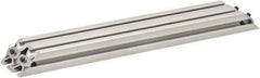 80/20 Inc. - 25mm Wide, Open Shelving Accessory/Component - Aluminum, Clear Anodized Finish, 320mm Long, Use with 2550 - Americas Industrial Supply