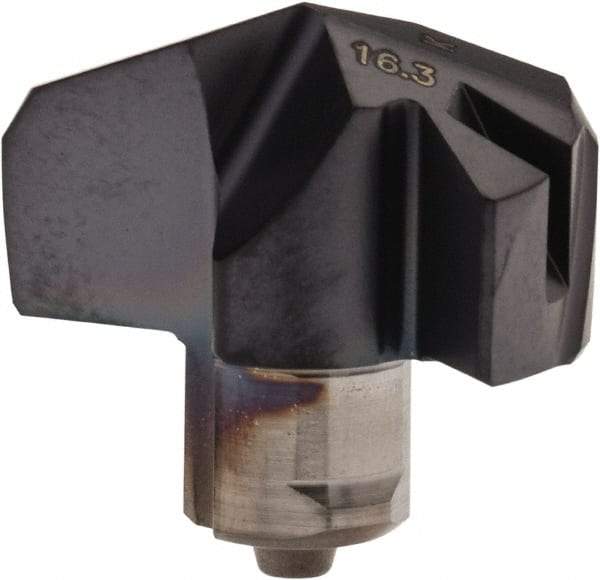 Iscar - Series ICK, 0.642" Diam Grade IC908 140° Replaceable Drill Tip - Carbide, TiAlN Finish, 16 Seat Size, Through Coolant - Americas Industrial Supply