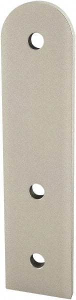 80/20 Inc. - 25mm Wide, Open Shelving Accessory/Component - Aluminum, Clear Anodized Finish, 100mm Long, Use with 25 Series & Bolt Kit 75-3404 - Americas Industrial Supply