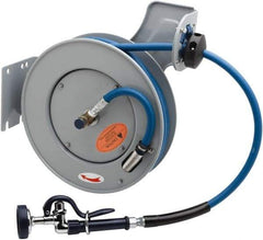 T&S Brass - 35' Spring Retractable Hose Reel - 300 psi, Hose Included - Americas Industrial Supply