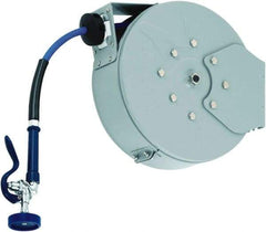 T&S Brass - 30' Spring Retractable Hose Reel - 300 psi, Hose Included - Americas Industrial Supply