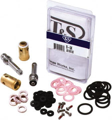 T&S Brass - 58 Pieces Two Handle Faucet Faucet Repair Kit - Complete Two Handle Repair Kit Style - Americas Industrial Supply