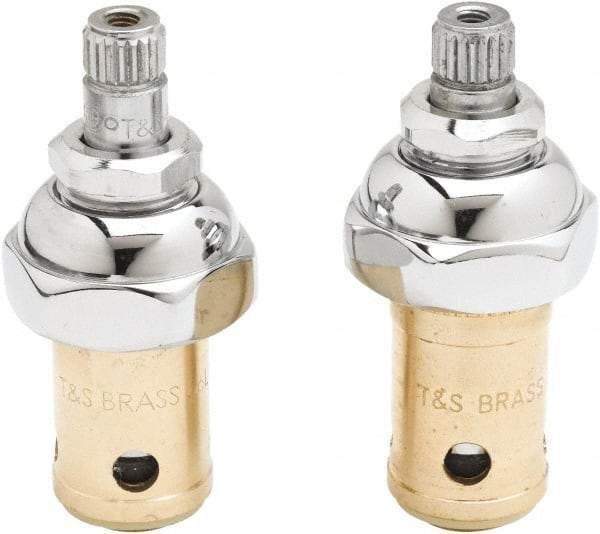 T&S Brass - 2 Pieces Two Handle Faucet Faucet Repair Kit - Complete Two Handle Repair Kit Style - Americas Industrial Supply