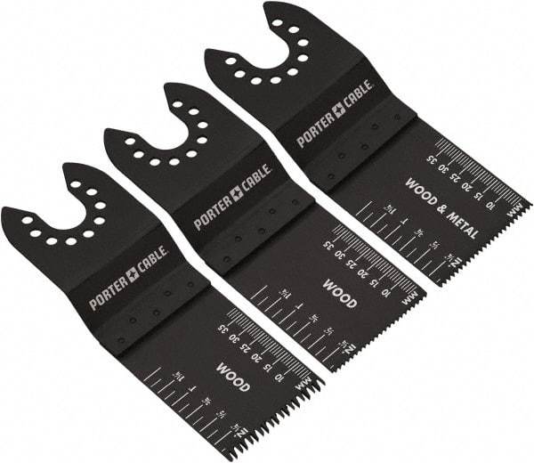 Porter-Cable - Rotary Tool Blade Set - For Use with Oscillating Tools - Americas Industrial Supply