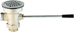 T&S Brass - Drain Component - Includes Waste Drain Valve and Adapter - Americas Industrial Supply