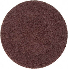 Merit Abrasives - 1" Disc Diam, 120 Grit, Aluminum Oxide Quick Change Disc - Type S Attaching System, Coated, Brown, 40,000 RPM, ALO Series - Americas Industrial Supply