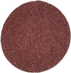 Merit Abrasives - 2" Disc Diam, 50 Grit, Aluminum Oxide Quick Change Disc - Type R Attaching System, Coated, Brown, 30,000 RPM, ALO Series - Americas Industrial Supply
