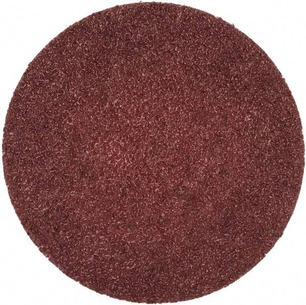 Merit Abrasives - 2" Disc Diam, 60 Grit, Aluminum Oxide Quick Change Disc - Type R Attaching System, Coated, Brown, 30,000 RPM, ALO Series - Americas Industrial Supply