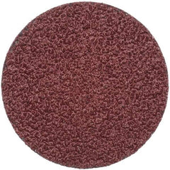 Merit Abrasives - 2" Disc Diam, 36 Grit, Aluminum Oxide Quick Change Disc - Type R Attaching System, Coated, Brown, 30,000 RPM, ALO Series - Americas Industrial Supply