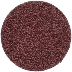 Merit Abrasives - 2" Disc Diam, 24 Grit, Aluminum Oxide Quick Change Disc - Type R Attaching System, Coated, Brown, 30,000 RPM, ALO Series - Americas Industrial Supply