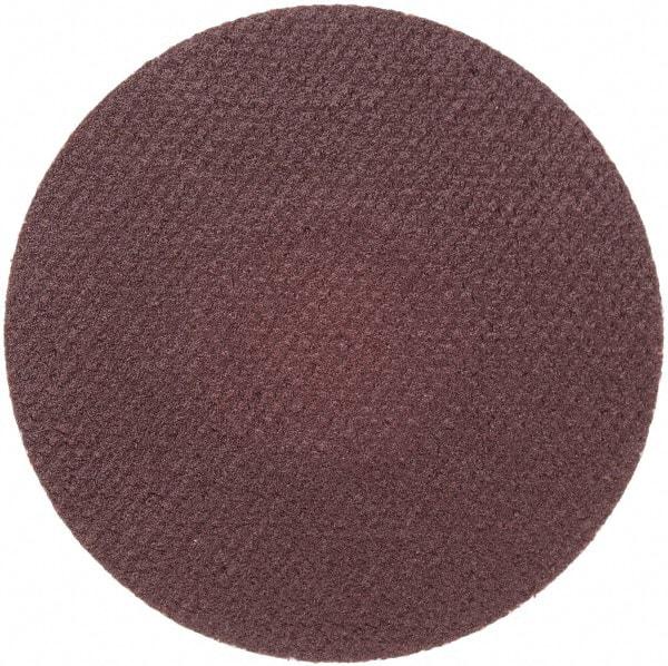 Merit Abrasives - 1-1/2" Disc Diam, 320 Grit, Aluminum Oxide Quick Change Disc - Type R Attaching System, Coated, Brown, 30,000 RPM, ALO Series - Americas Industrial Supply