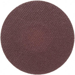 Merit Abrasives - 1-1/2" Disc Diam, 320 Grit, Aluminum Oxide Quick Change Disc - Type R Attaching System, Coated, Brown, 30,000 RPM, ALO Series - Americas Industrial Supply