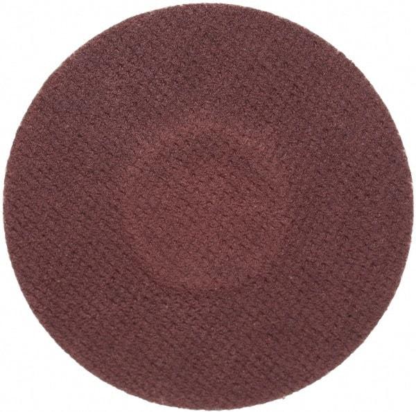 Merit Abrasives - 1-1/2" Disc Diam, 240 Grit, Aluminum Oxide Quick Change Disc - Type R Attaching System, Coated, Brown, 30,000 RPM, ALO Series - Americas Industrial Supply