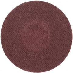 Merit Abrasives - 1-1/2" Disc Diam, 240 Grit, Aluminum Oxide Quick Change Disc - Type R Attaching System, Coated, Brown, 30,000 RPM, ALO Series - Americas Industrial Supply