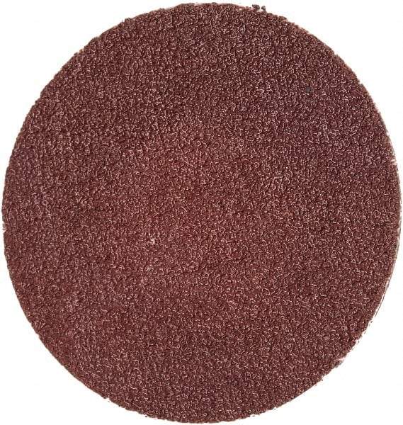 Merit Abrasives - 1-1/2" Disc Diam, 120 Grit, Aluminum Oxide Quick Change Disc - Type R Attaching System, Coated, Brown, 30,000 RPM, ALO Series - Americas Industrial Supply