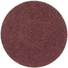 Merit Abrasives - 1-1/2" Disc Diam, 80 Grit, Aluminum Oxide Quick Change Disc - Type R Attaching System, Coated, Brown, 30,000 RPM, ALO Series - Americas Industrial Supply