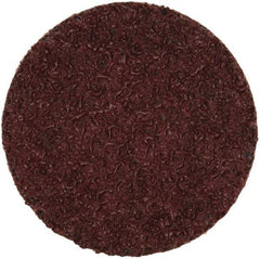 Merit Abrasives - 1-1/2" Disc Diam, 36 Grit, Aluminum Oxide Quick Change Disc - Type R Attaching System, Coated, Brown, 30,000 RPM, ALO Series - Americas Industrial Supply