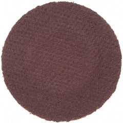 Merit Abrasives - 1" Disc Diam, 320 Grit, Aluminum Oxide Quick Change Disc - Type R Attaching System, Coated, Brown, 40,000 RPM, ALO Series - Americas Industrial Supply