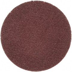 Merit Abrasives - 1" Disc Diam, 120 Grit, Aluminum Oxide Quick Change Disc - Type R Attaching System, Coated, Brown, 40,000 RPM, ALO Series - Americas Industrial Supply